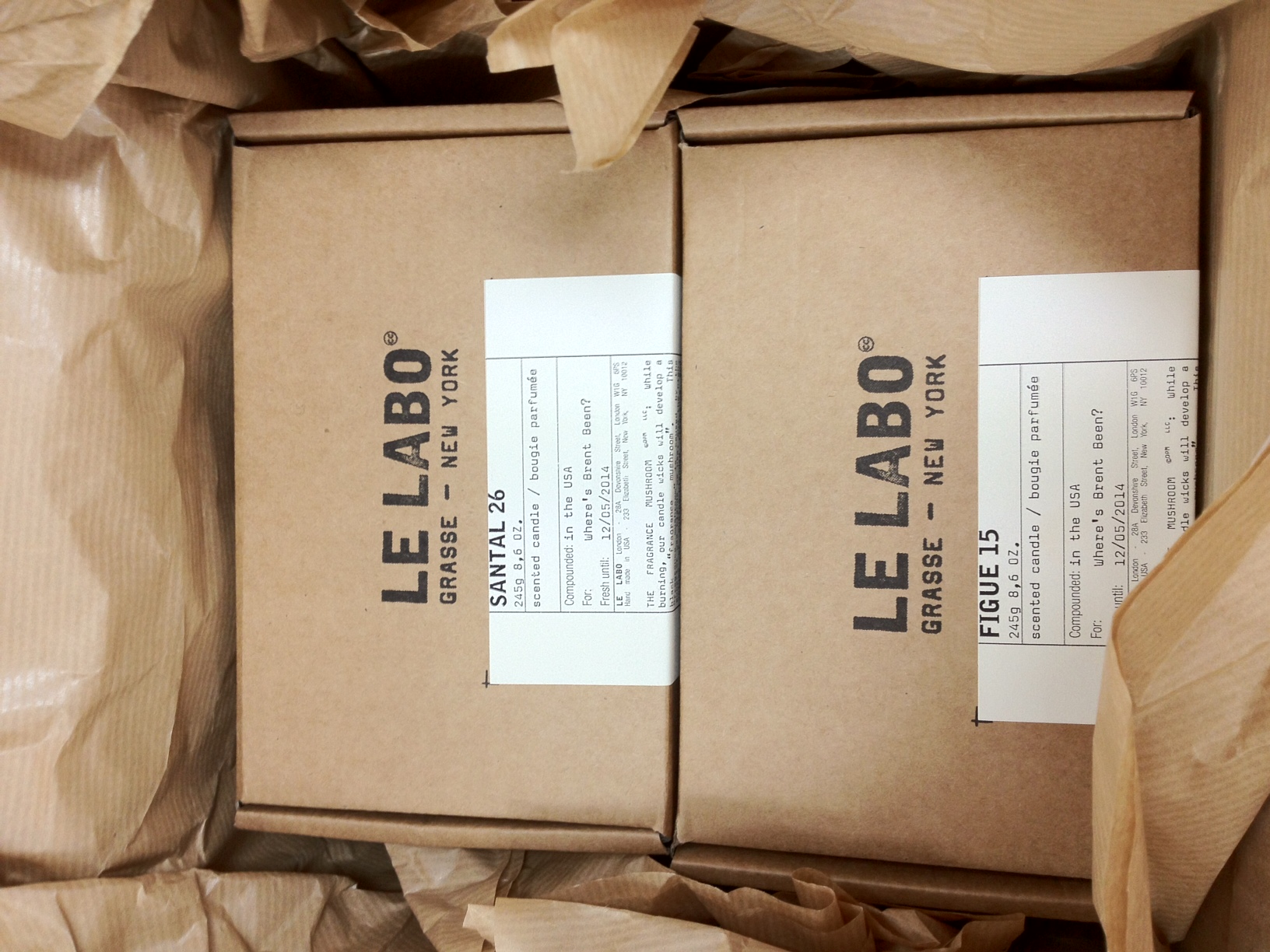 LE LABO Scented Candles – Where's Brent Been?