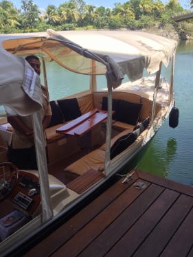 Sense of arrival is heightened as you approach your suite by boat!